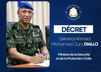 Qui est le Général Ahmed Mohamed Oury Diallo, nouveau ministre de la Sécurité et de la Protection civile ?