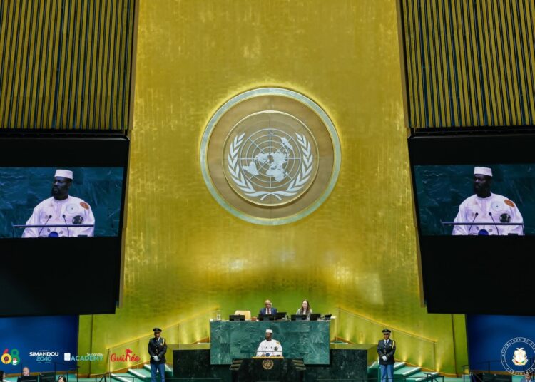 À l’ONU, Doumbouya défend une constitution qui n’est pas ‘’ calquée sur un modèle extérieur’’ avec une ‘’ alternance de gouvernance participative’’